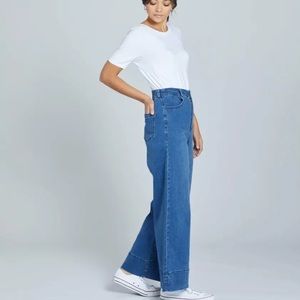 Universal Standard Carrie High Rise Wide Leg Jeans